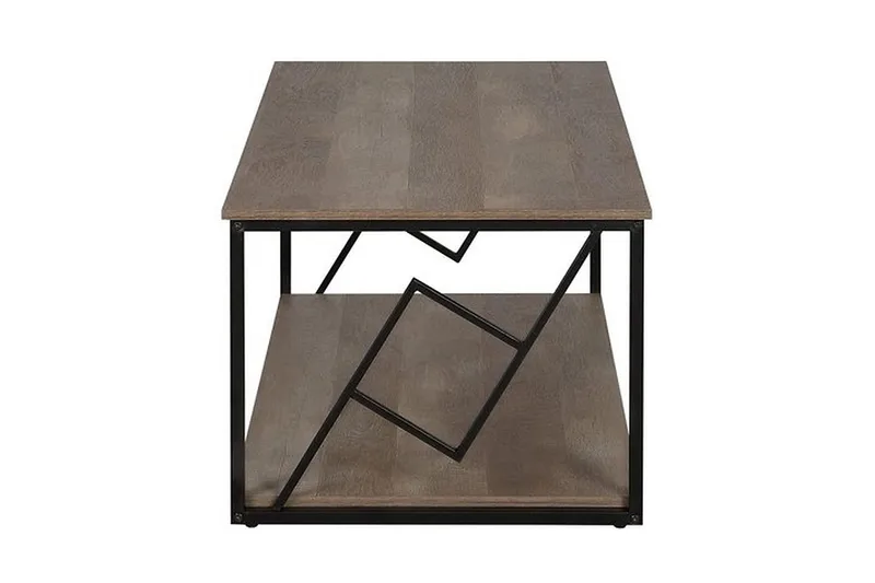 Forresa Soffbord 120 cm med Förvaring Hylla - Mörkbrun/Svart - Möbler - Bord & matgrupper - Soffbord