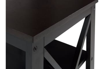 Foster Kvadratiskt Soffbord 40 cm med Förvaring i Trä - Espresso - Möbler - Bord & matgrupper - Soffbord