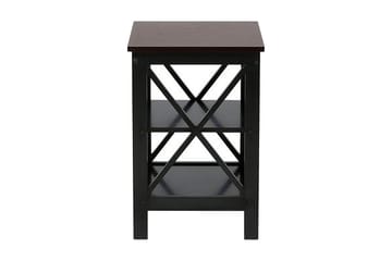 Foster Kvadratiskt Soffbord 40 cm med Förvaring i Trä - Espresso - Möbler - Bord & matgrupper - Soffbord
