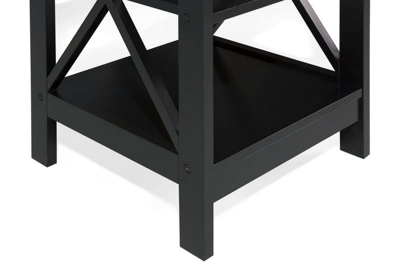 Foster Kvadratiskt Soffbord 40 cm med Förvaring i Trä - Espresso - Möbler - Bord & matgrupper - Soffbord