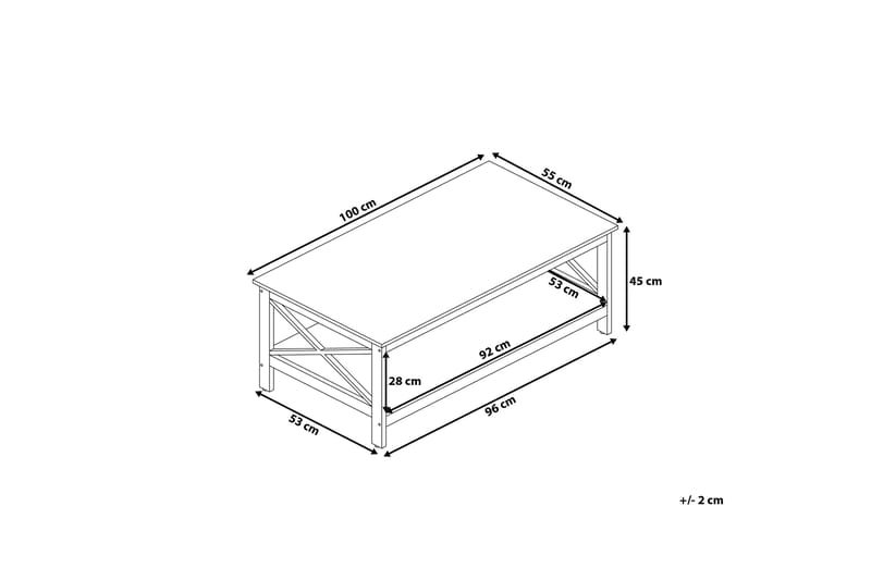 Foster Soffbord 100 cm - Svart - Möbler - Bord & matgrupper - Soffbord