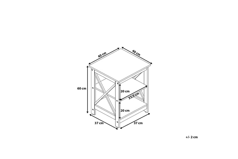 Foster Soffbord 40 cm - Svart - Möbler - Bord & matgrupper - Soffbord