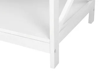 Fostia Soffbord 100 cm med Förvaring Hylla - Vit - Möbler - Bord & matgrupper - Soffbord