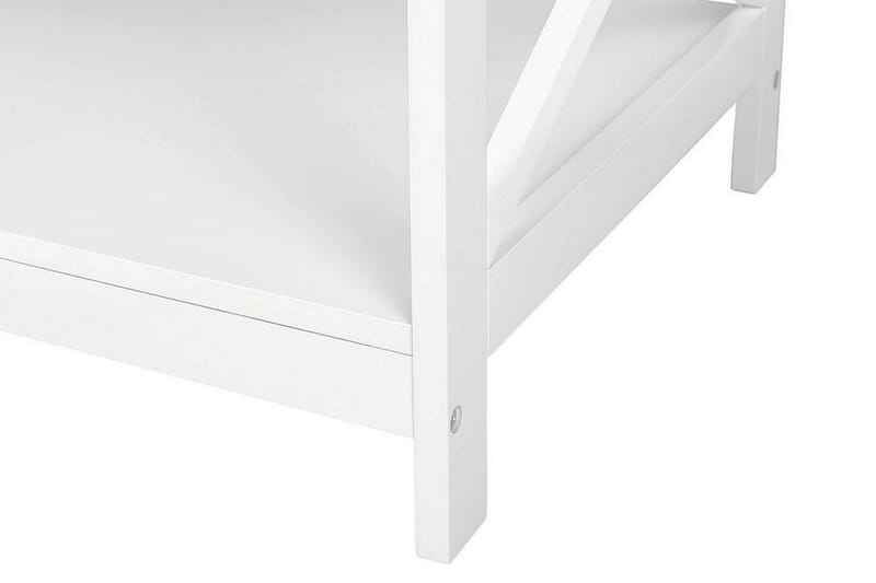 Fostia Soffbord 100 cm med Förvaring Hylla - Vit - Möbler - Bord & matgrupper - Soffbord