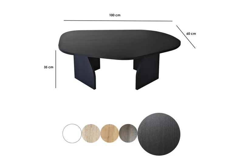 Soffbord Fredrilla Svart - Svart - Möbler - Bord & matgrupper - Soffbord