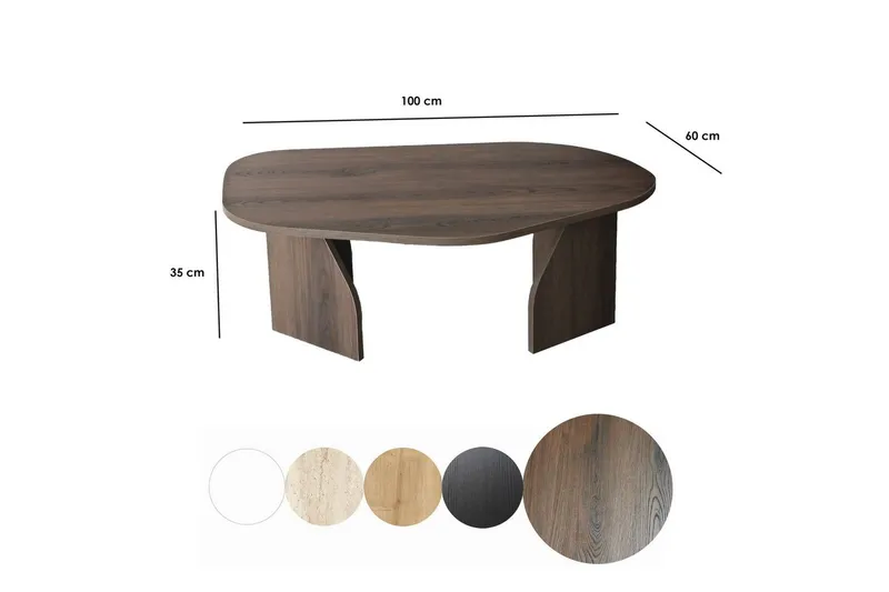 Soffbord Fredrilla Valnöt - Valnöt - Möbler - Bord & matgrupper - Soffbord