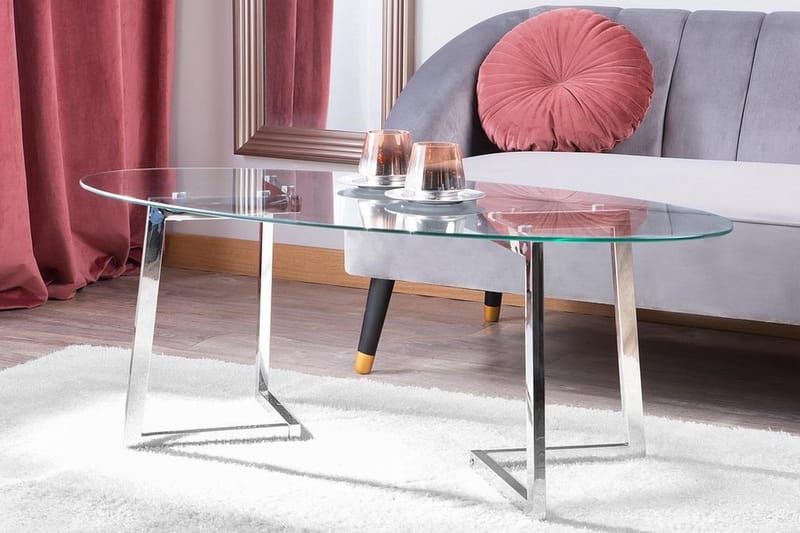 Fresno Soffbord 60 cm - Transparent - Möbler - Bord & matgrupper - Soffbord
