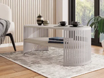 Friend Soffbord 100 cm Oval - Beige|brun - Möbler - Bord & matgrupper - Soffbord