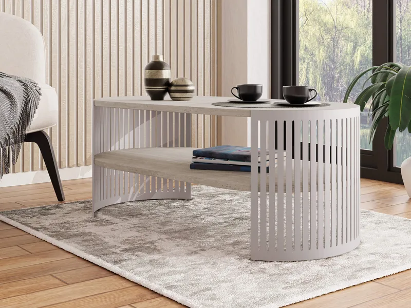 Friend Soffbord 100 cm Oval - Beige|brun - Möbler - Bord & matgrupper - Soffbord