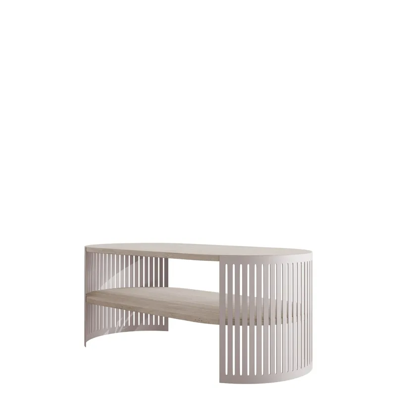 Friend Soffbord 100 cm Oval, Beige|brun