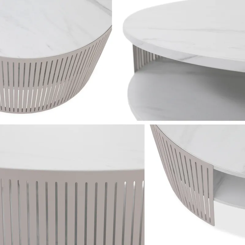 Friend Soffbord 75 cm Rund - Beige|brun - Möbler - Bord & matgrupper - Soffbord