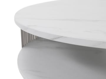 Friend Soffbord 75 cm Rund - Svart|beige - Möbler - Bord & matgrupper - Soffbord