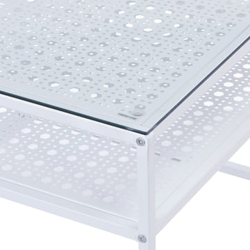 Galaro Soffbord 60 cm - Transparent och matt vit - Möbler - Bord & matgrupper - Soffbord - Soffbord med förvaring