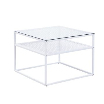 Galaro Soffbord 60 cm - Transparent och matt vit - Möbler - Bord & matgrupper - Soffbord - Soffbord med förvaring