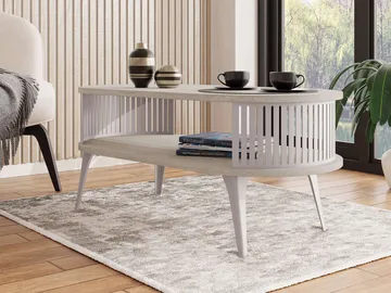 Galia Soffbord 100 cm Oval - Beige|brun - Möbler - Bord & matgrupper - Soffbord