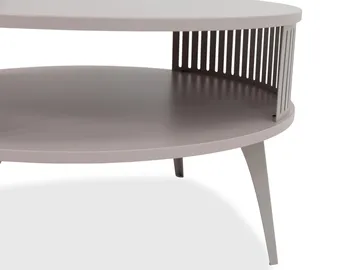 Galia Soffbord 75 cm Rund - Beige|grå - Möbler - Bord & matgrupper - Soffbord