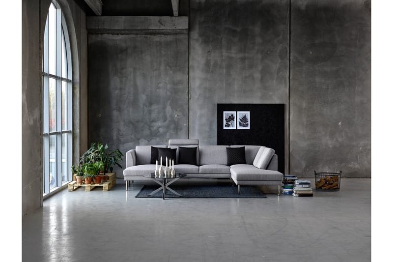 Ganesh Soffbord 82 cm Rund - Grå - Möbler - Bord & matgrupper - Soffbord