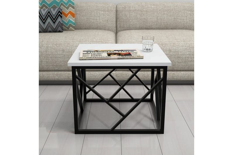 Gersby Soffbord 54 cm - Vit/Svart - Möbler - Bord & matgrupper - Soffbord