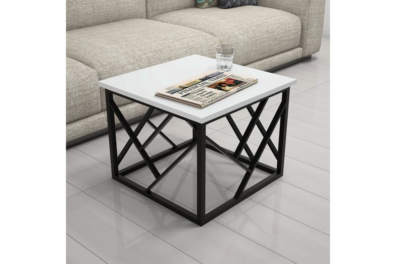 Gersby Soffbord 54 cm - Vit/Svart - Möbler - Bord & matgrupper - Soffbord