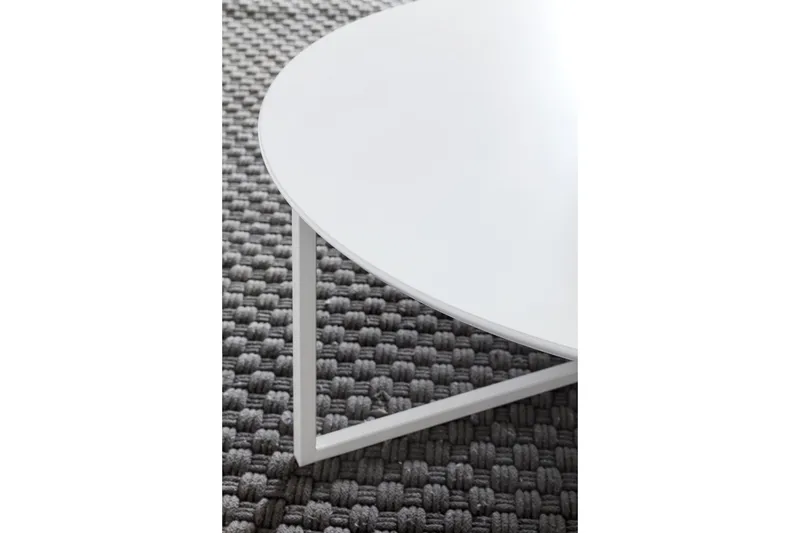 Giamanco Soffbord 80 cm Runt - Vit - Möbler - Bord & matgrupper - Soffbord