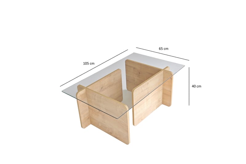 Giona Soffbord 105 cm - Brun - Möbler - Bord & matgrupper - Soffbord