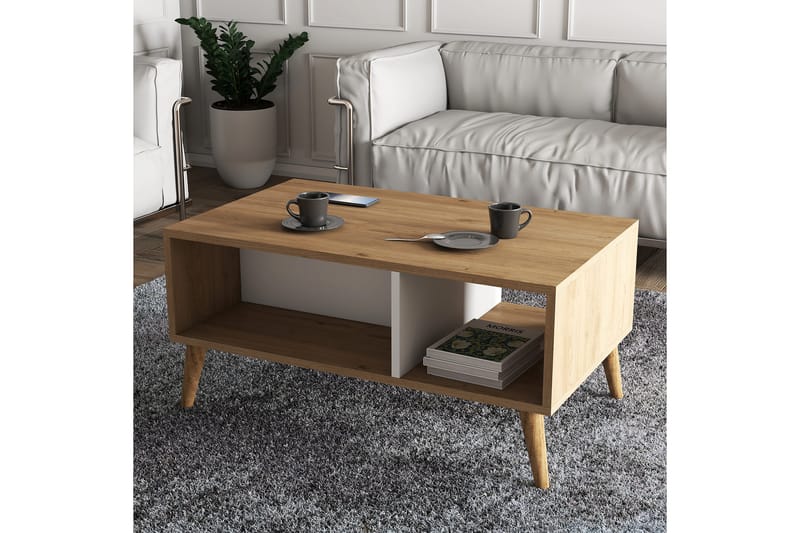 Givrezac Soffbord 90x54x90 cm - Ek - Möbler - Bord & matgrupper - Soffbord