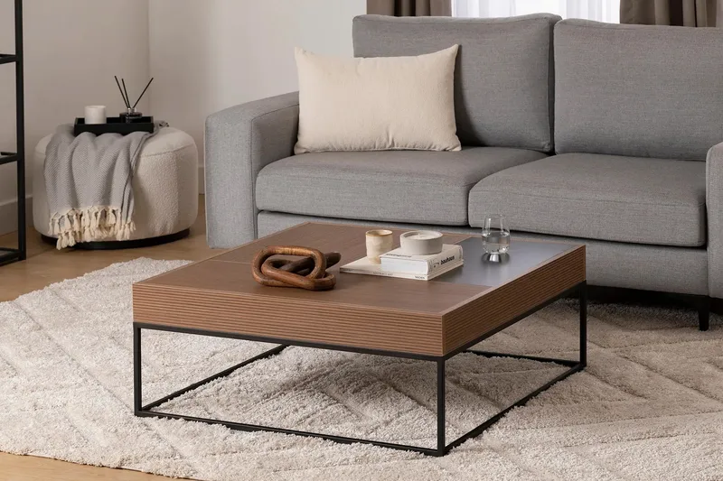 Gladfield Soffbord 90 cm - Valnöt - Möbler - Bord & matgrupper - Soffbord