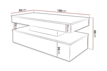 Glenndale Soffbord 55 cm Concept 55 Black - Möbler - Bord & matgrupper - Soffbord