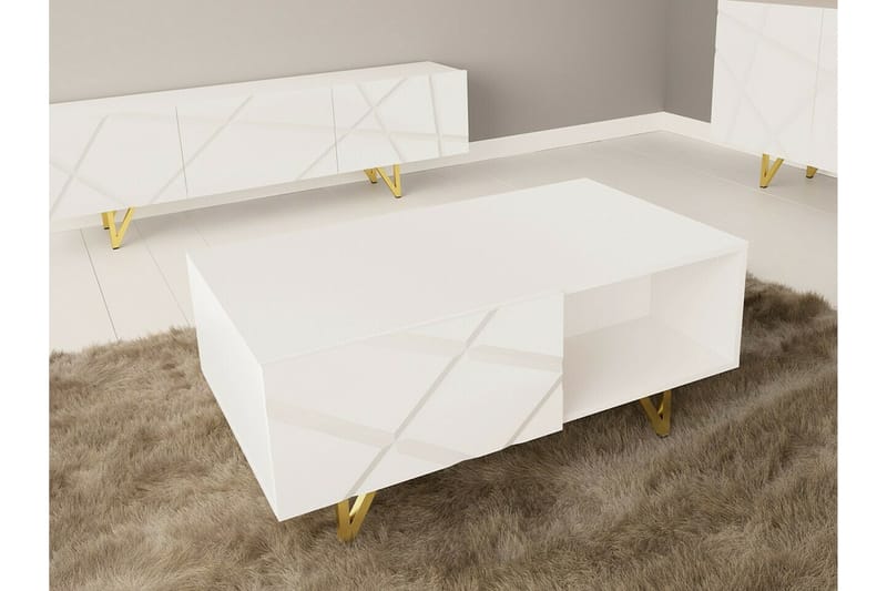 Glenndale Soffbord 59 cm - Vit - Möbler - Bord & matgrupper - Soffbord