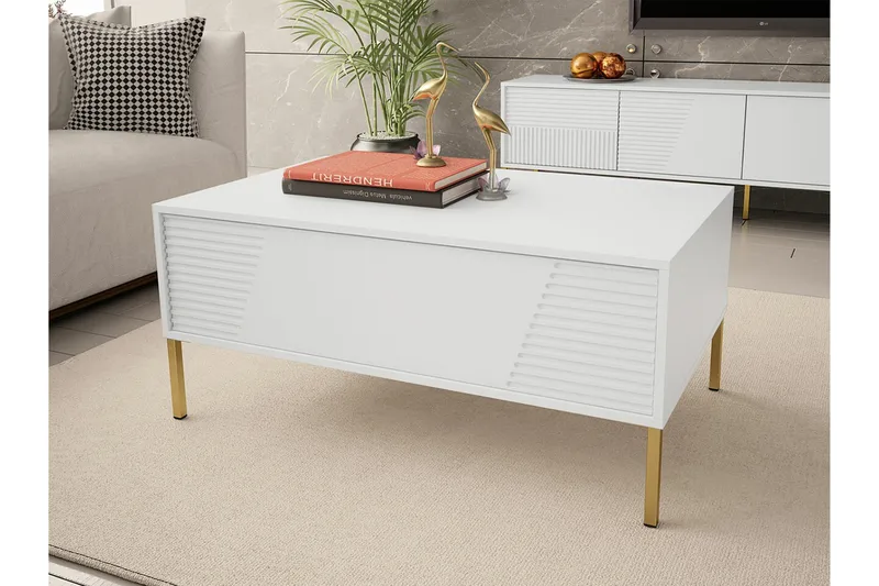 Glenndale Soffbord 60 cm - Vit - Möbler - Bord & matgrupper - Soffbord