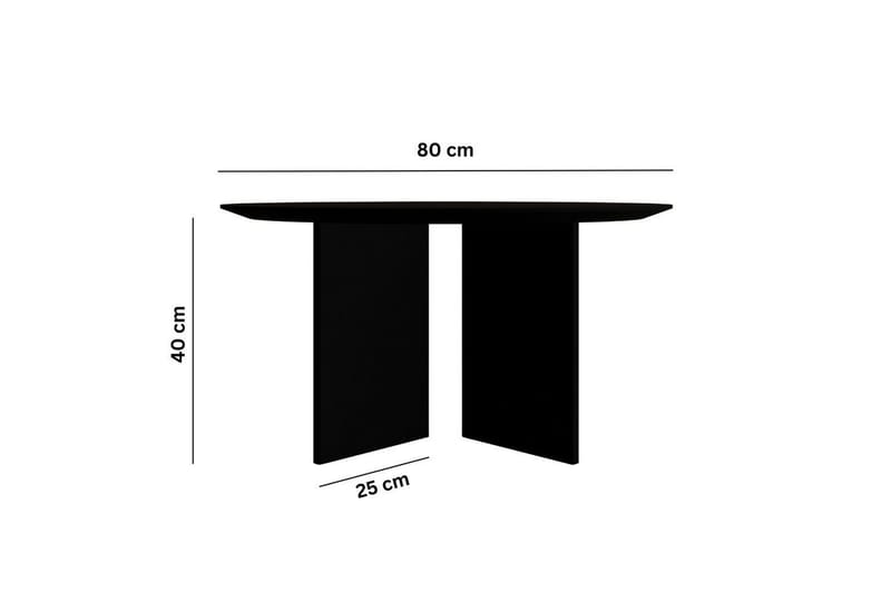 Soffbord Glenure Svart - Svart - Möbler - Bord & matgrupper - Soffbord