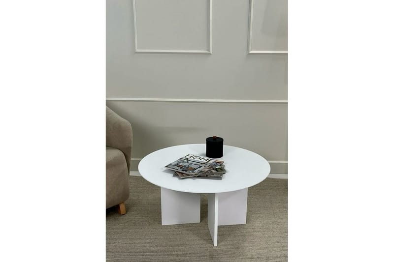 Soffbord Glenure Vit - Vit - Möbler - Bord & matgrupper - Soffbord