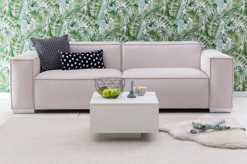 Golnick Soffbord 60 cm med Förvaring - Vit - Möbler - Bord & matgrupper - Soffbord