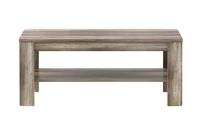 Gomon Soffbord 110 cm med Förvaring Hylla, Brun