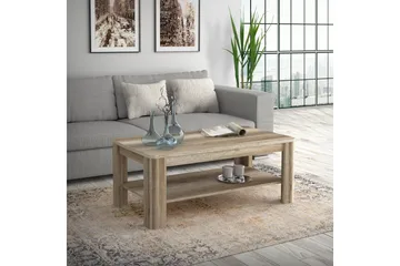 Gomon Soffbord 110 cm med Förvaring Hylla - Brun - Möbler - Bord & matgrupper - Soffbord