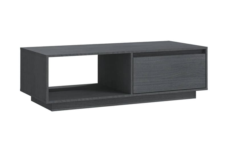 Soffbord grå 110x50x33,5 cm massiv furu - Grå - Möbler - Bord & matgrupper - Soffbord