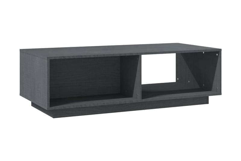 Soffbord grå 110x50x33,5 cm massiv furu - Grå - Möbler - Bord & matgrupper - Soffbord