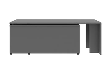 Soffbord grå 150x50x35 cm spånskiva