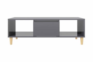 Soffbord grå högglans 103,5x60x35 cm spånskiva