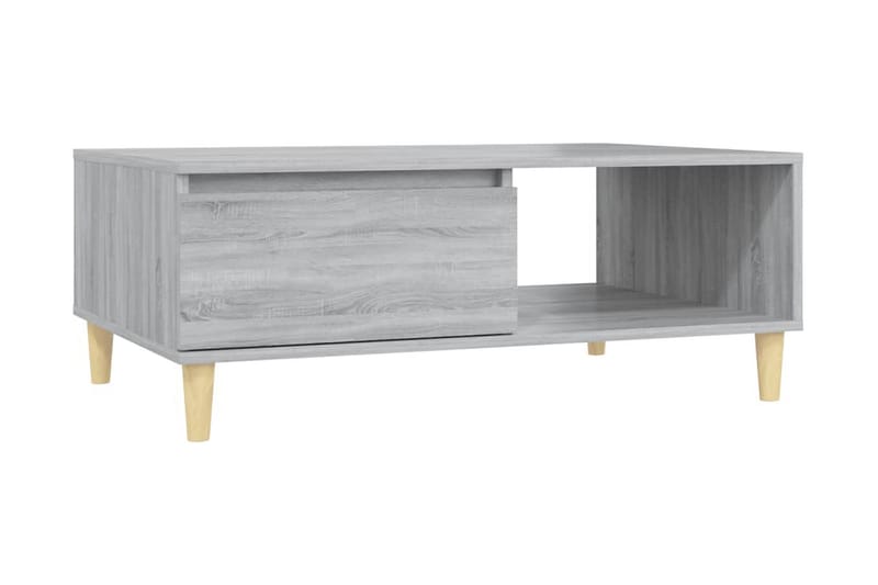 Soffbord grå sonoma 90x60x35 cm spånskiva - Grå - Soffbord