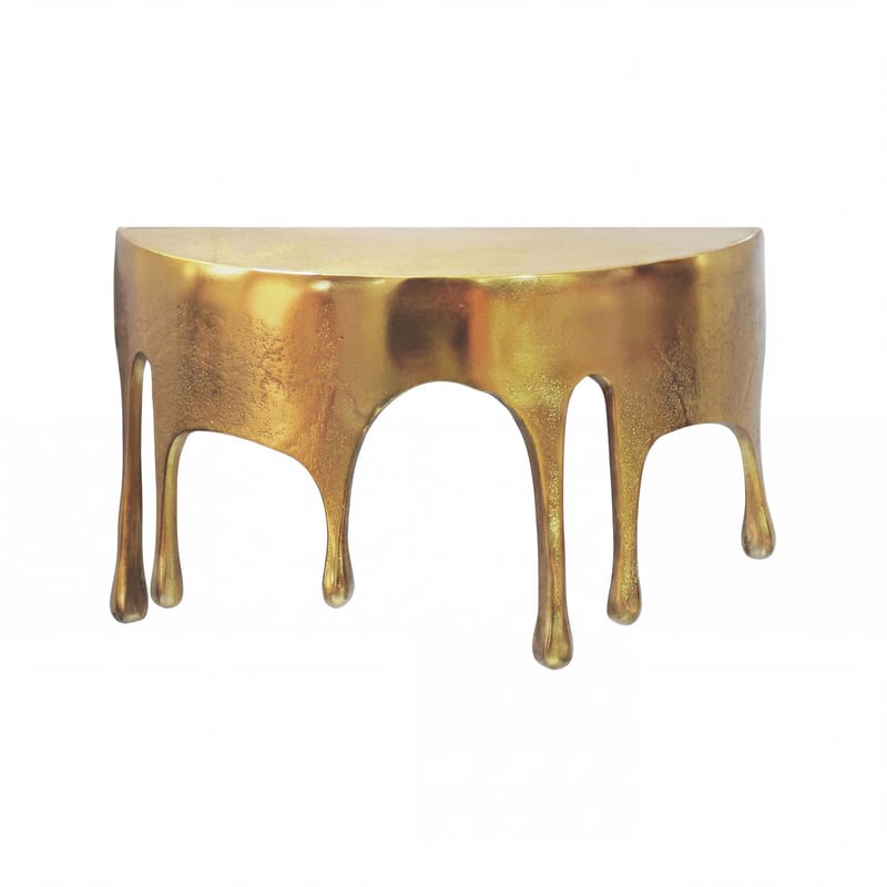 Grelan Vägghylla 35 cm i aluminium med droppdesign - guld - Möbler - Bord & matgrupper - Soffbord - Kistbord