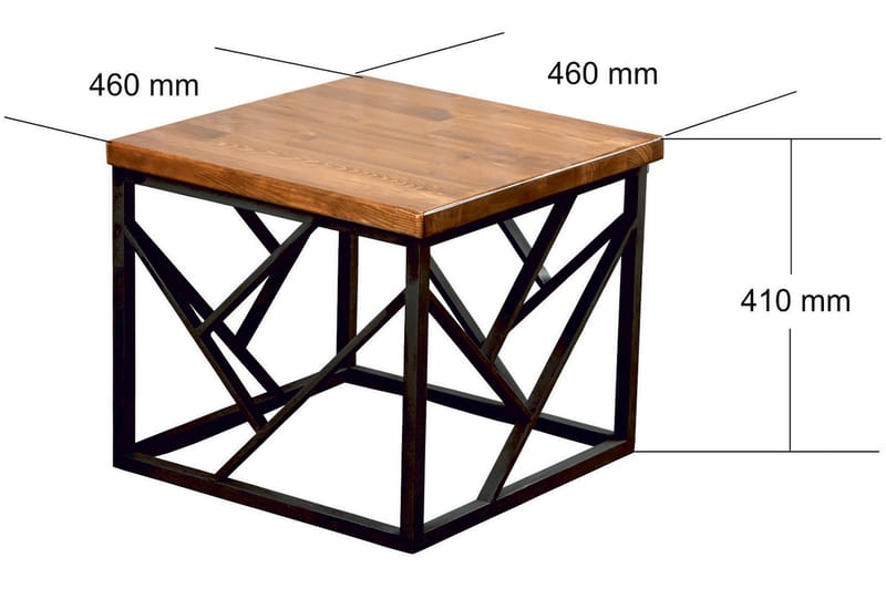 Hagsjö Soffbord 46 cm - Brun - Möbler - Bord & matgrupper - Soffbord