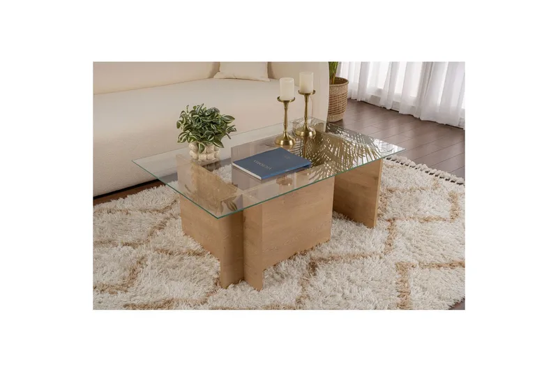 Soffbord Haruto Honey Oak - Honey Oak - Möbler - Bord & matgrupper - Soffbord