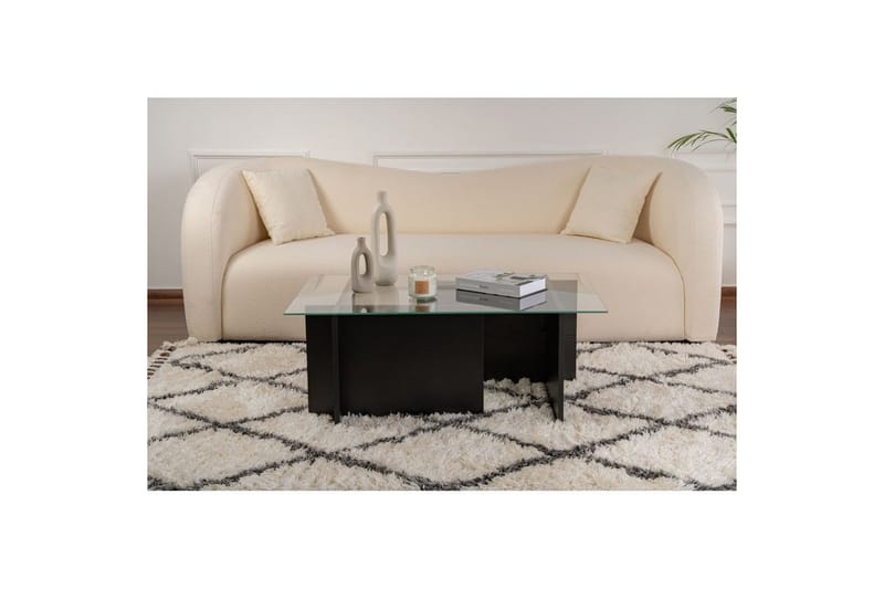 Soffbord Haruto Trä Svart - Trä Svart - Möbler - Bord & matgrupper - Soffbord