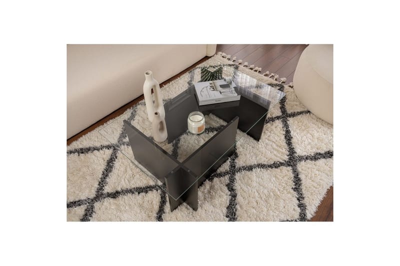 Soffbord Haruto Trä Svart - Trä Svart - Möbler - Bord & matgrupper - Soffbord