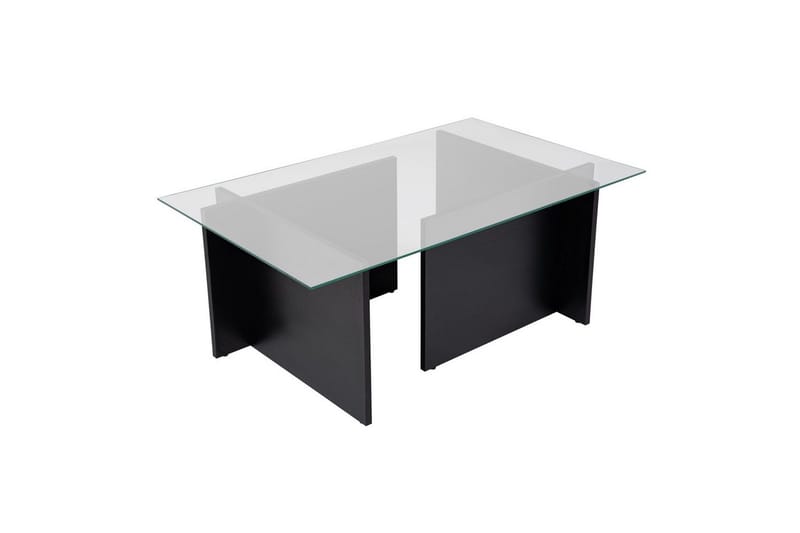 Soffbord Haruto Trä Svart, Trä Svart