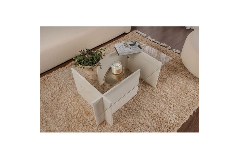 Soffbord Haruto Trä Vit - Trä Vit - Möbler - Bord & matgrupper - Soffbord