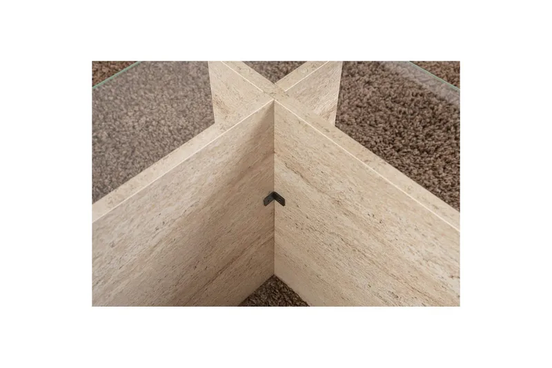 Soffbord Haruto Travertin - Travertin - Möbler - Bord & matgrupper - Soffbord