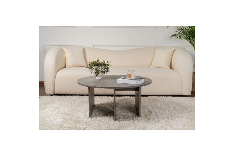 Soffbord Haruya Betonggrå - Betonggrå - Möbler - Bord & matgrupper - Soffbord