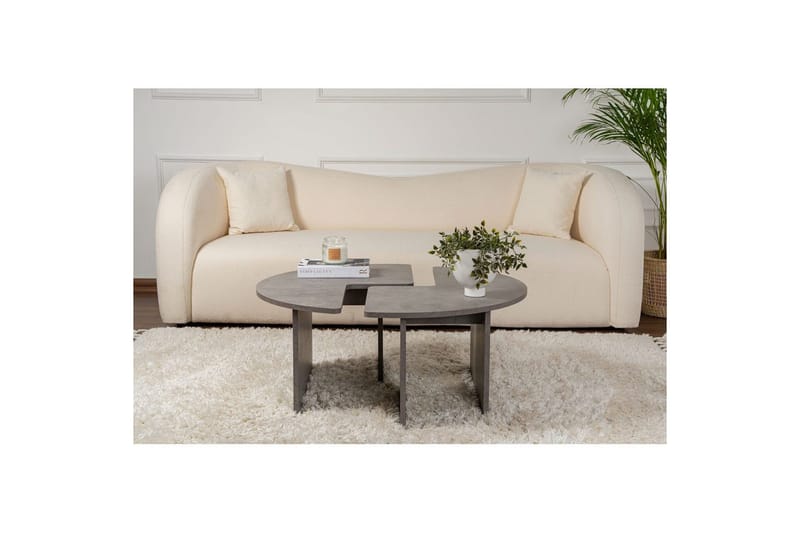 Soffbord Haruya Betonggrå - Betonggrå - Möbler - Bord & matgrupper - Soffbord